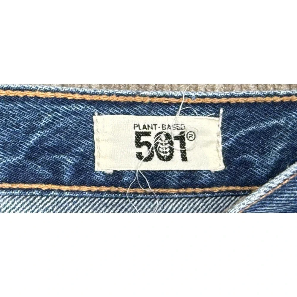 Levi's 501xx Plant Based Button Fly‎ Men's 5 Pocket Denim Jeans Size 29x30
